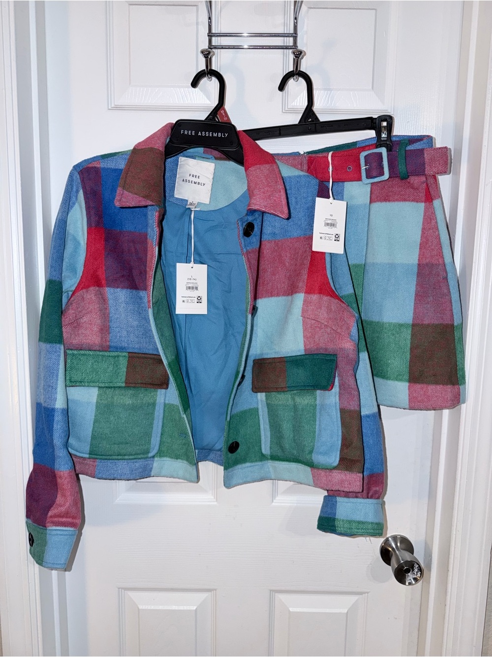 Women’s Jacket & Skirt Set - Multicolor